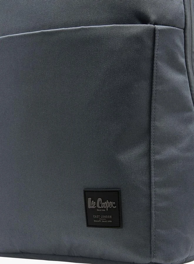 Lee Cooper GREY Men Logo Applique Laptop Backpack for Men | Best Price UAE